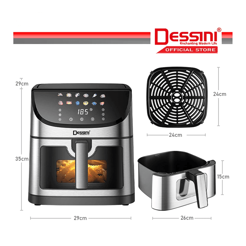 سرخ کن بدون روغن دسینی مدل DS-810DW ضمانت هفت روزه آهیل استور