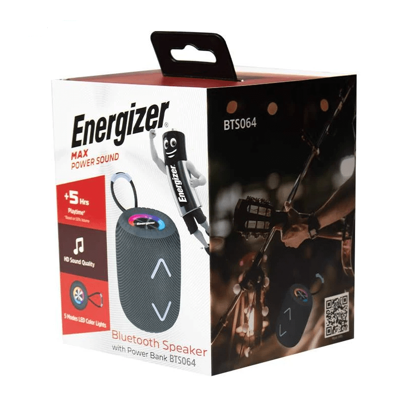 اسپیکر بلوتوثی انرجایزر مدل BTS064 ضمانت هفت روزه آهیل استور