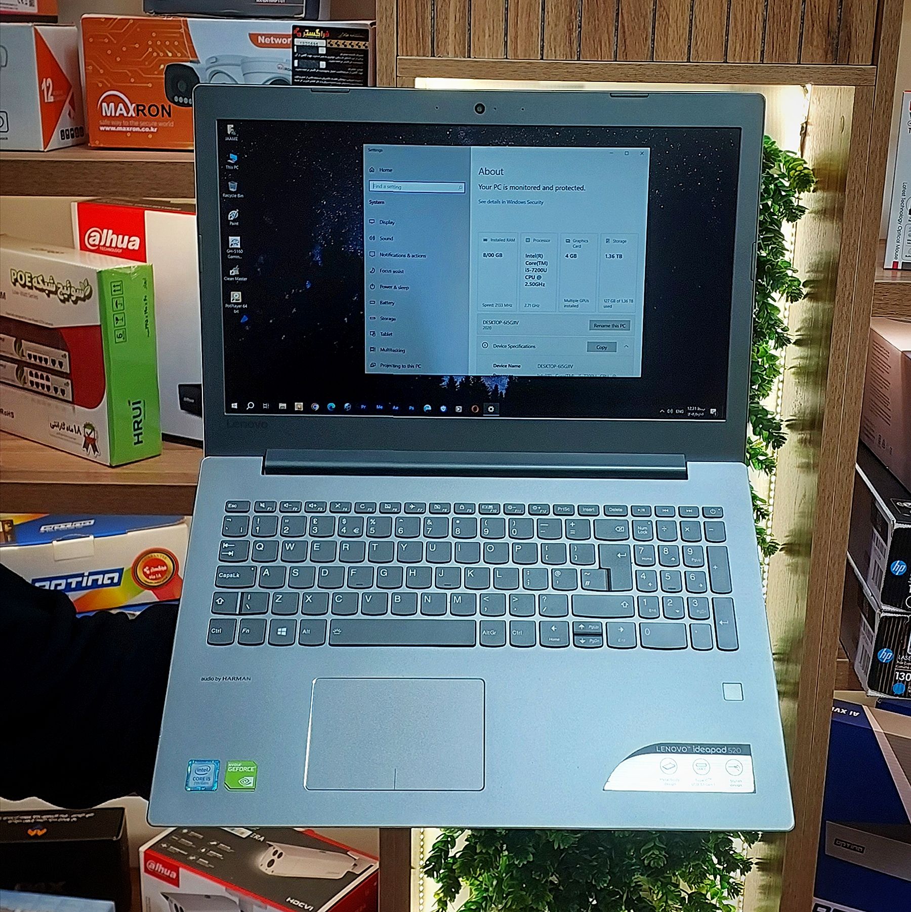 لپ تاپ استوک لنوو مدل IdeaPad 520