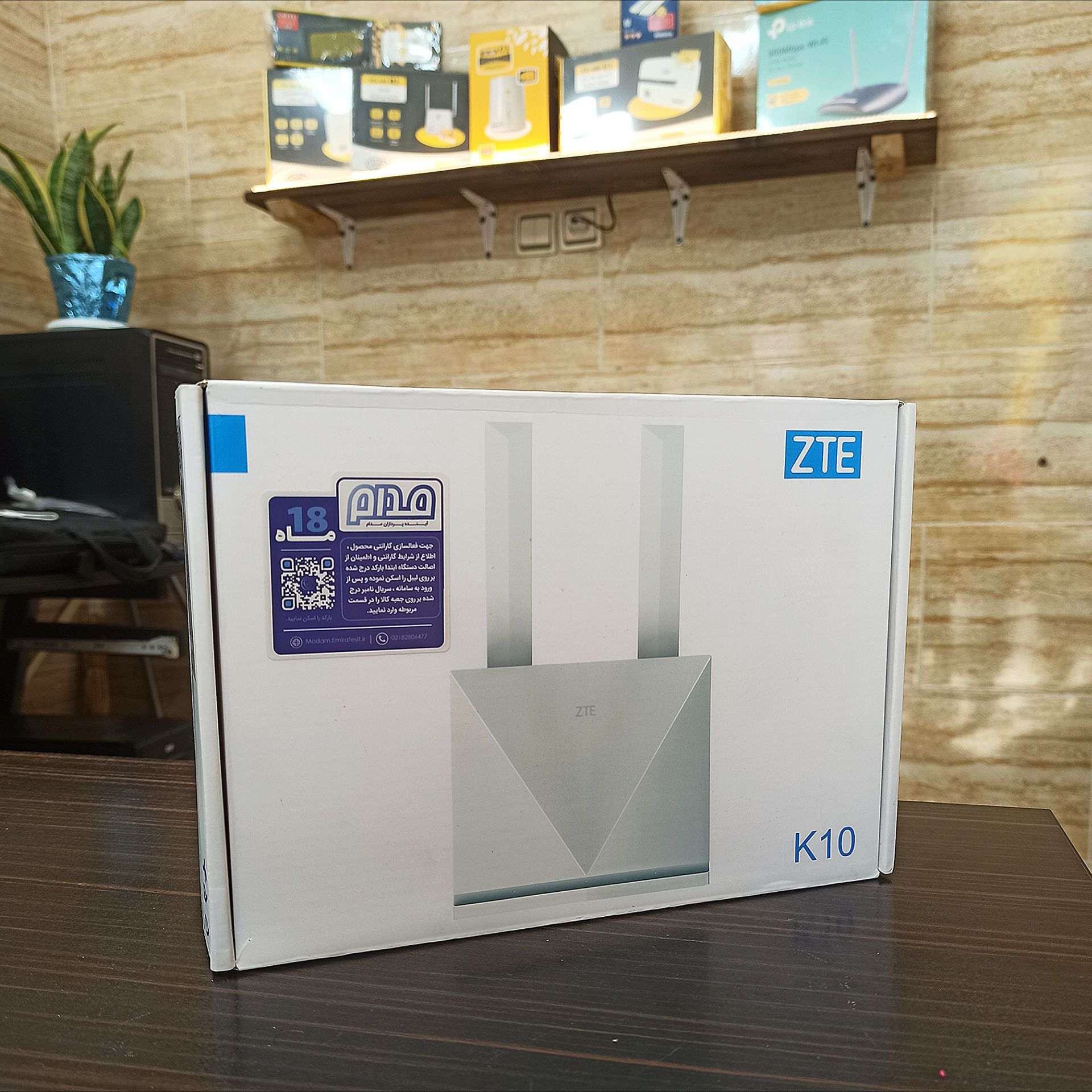 مودم شارژی سیمکارتی 4G LTE زد تی ای مدل K10 با قابلیت نصب گوشی تلفن و گارانتی 18 ماهه