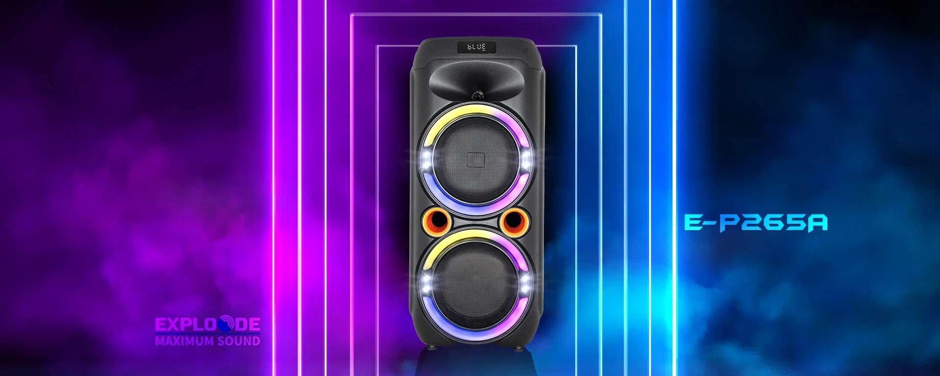 اسپیکرقابل حمل شارژی اکسپلود مدل E-P265A گارانتی 12ماهه شرکتی