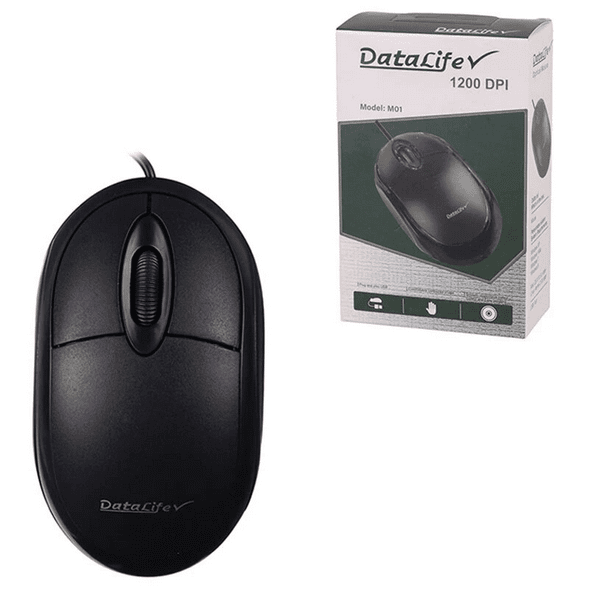 ماوس با سیم دیتالایف مدل M01 مشکی